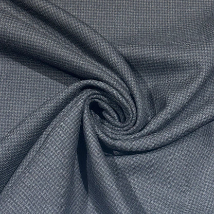 生地 【 梳毛ウール 千鳥 スミ黒 】 ウール生地 紡毛ウール 千鳥格子 シンプル 150cm巾 幅広 ポリエステル