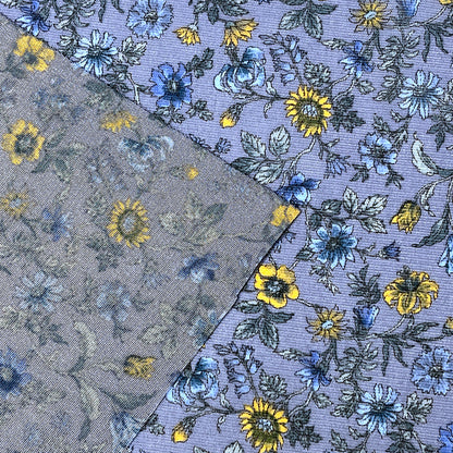 生地 【 LIBERTY プリムローズパス ラベンダー 】 リバティ生地 パワーネット 伸縮性 110cm巾 primrose path 花柄