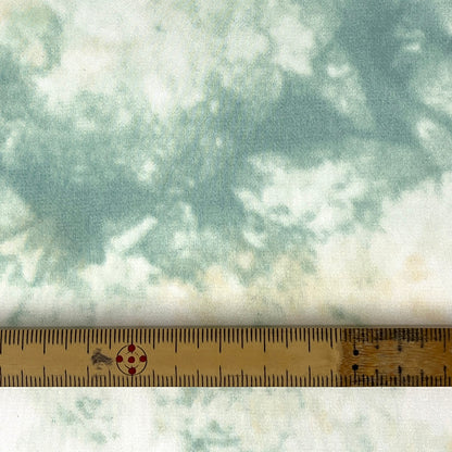 生地 【 75Dサテン水彩PT グリーン】 148cm巾 幅広 水彩プリント生地 サテンプリント生地 ポリエステルサテン