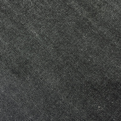 生地 【 KUROKI セルヴィッチデニム 片面黒 】 デニム生地 82cm巾 綿100％ 無地 片面ブラックデニム