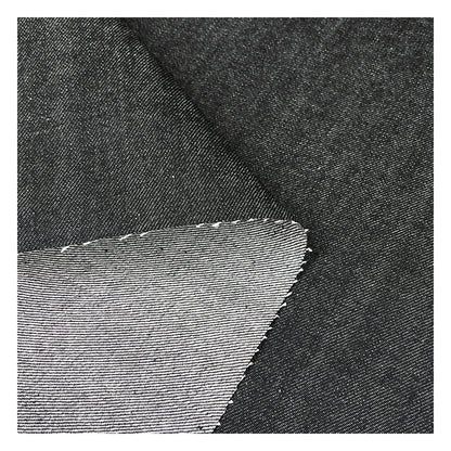 生地 【 KUROKI セルヴィッチデニム 片面黒 】 デニム生地 82cm巾 綿100％ 無地 片面ブラックデニム