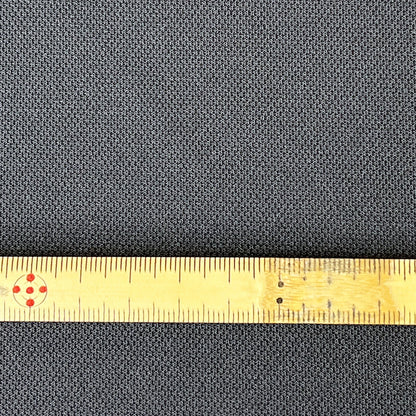 生地 【 カノコ チャコール 】 168cm巾 幅広 カノコ生地 ポリエステルニット 吸汗速乾生地