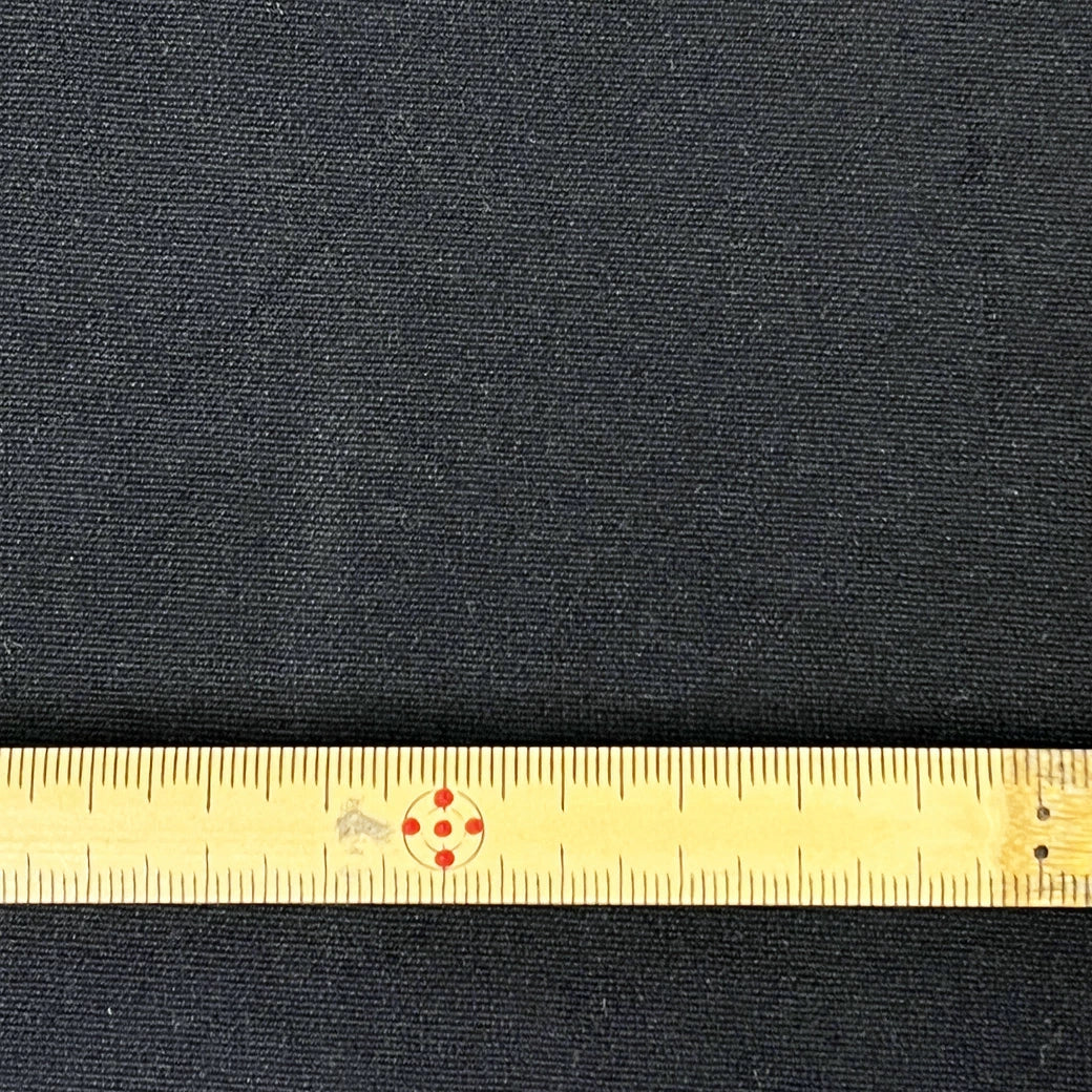 生地 【 カットソークロス 黒 】 155cm巾 幅広 カットソー生地 ニット生地 綿ポリ生地 ストレッチ