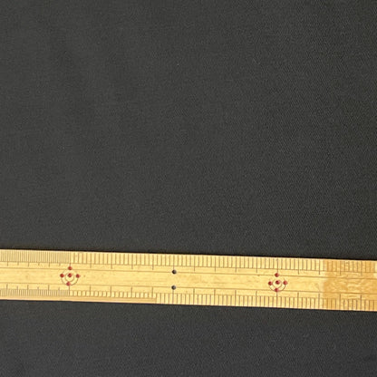 生地 【 コットンキュプラサテン 黒 】 112cm巾 綿混生地 なめらか生地 高級感のある生地