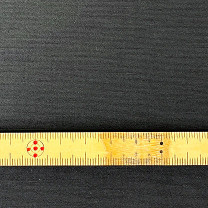 生地 【 コットンリネン 黒 OH1541 】 145cm巾 幅広 綿麻 無地 天然素材