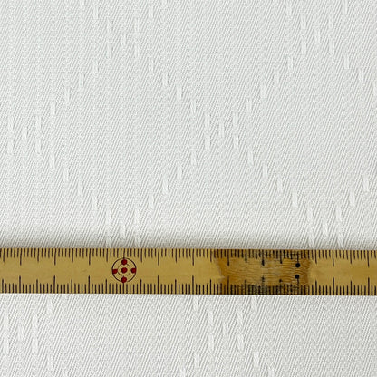 生地 【 極太クロスステッチ 白 】 110cm巾 凹凸生地 綿100％ 立体感