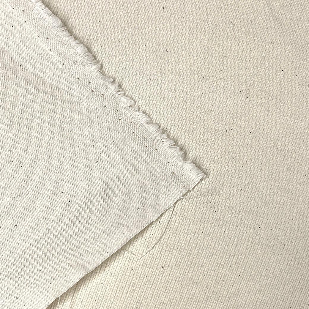 生地 【 細ツイル 生成 】 148cm巾 幅広 綿100％ ツイル生地 綾織 コットンツイル