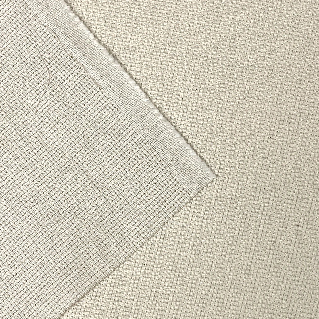 生地 【 刺繍 ファンシークロス 生成 】 108cm巾 綿100％ 刺繍生地 コットン生地 刺繍ファブリック ナチュラル生地