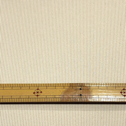 生地 【 編みストライプ ミルクカフェ 】 150cm巾 幅広 ニット生地 ストライプ柄