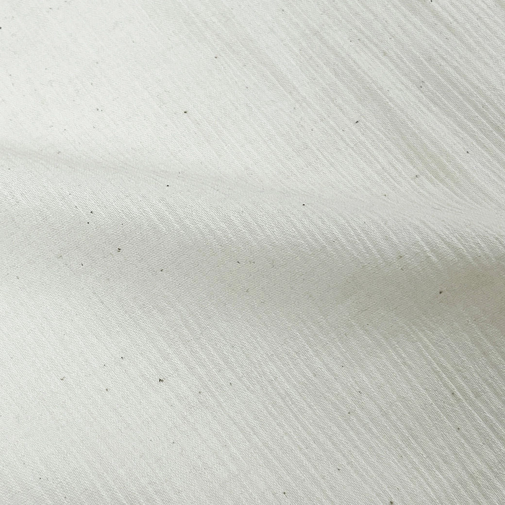 生地 【 高島ちぢみ 無染色オーガニックコットン 生成 】 110cm巾 綿100％ コットン生地 日本製 ナチュラル生地