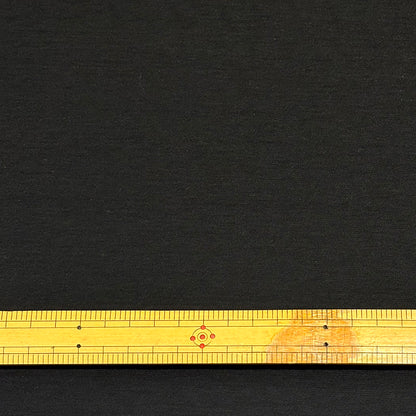 生地【 スムースニット 黒 】165cm巾 幅広 スムースニット生地 コットンポリエステルニット