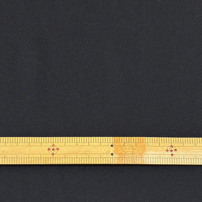 生地 【 播州織 ツイルワッシャー 黒】 110cm巾 綿100％ ツイル生地 綾織 ワッシャー加工