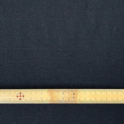 生地 【 薄手鹿の子 黒 C7 】 100cm巾 ポリ鹿の子生地 吸汗速乾ニット 軽量ニット生地
