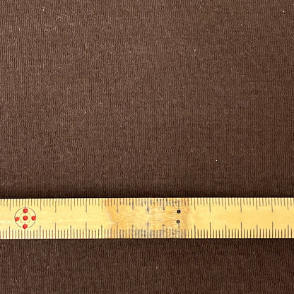 生地【 天竺 ブラウン 】 130cm巾 ポリエステル天竺生地 ポリウレタンニット ストレッチ天竺 軽量ニット生地
