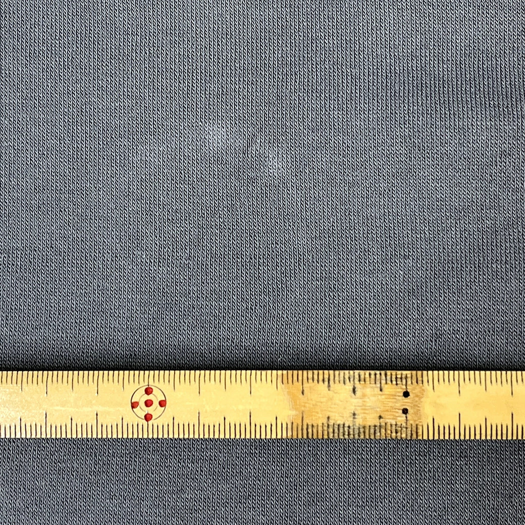 生地【 裏毛パイル ブルーグレー 】180cm巾 幅広 綿100％ スウェット生地 パイルニット コットンニット