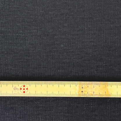 生地【 薄手ニット 黒 】 100cm巾 綿100％ コットン薄手ニット 綿ニット生地 天然素材ニット
