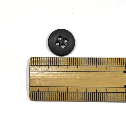 ボタンまとめ売り 【 四つ穴ボタン こげ茶 15mm 約1000個入 】 4つ穴 ボタン