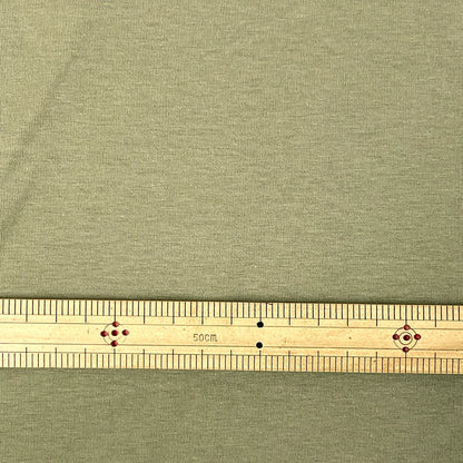 生地 【 ニット オリーブ 】 160cm巾 幅広 綿ポリニット ニット生地