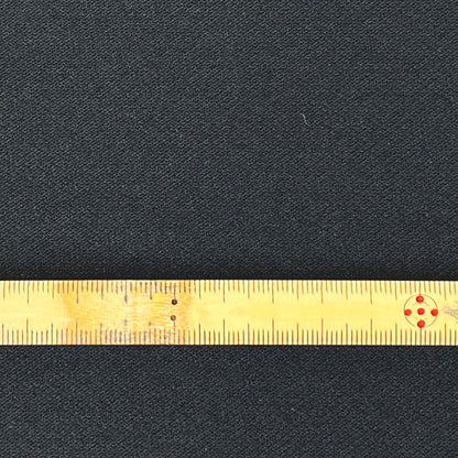生地 【 厚手鹿の子ニット 黒 】 180cm巾 幅広 コットン鹿の子ニット 鹿の子編み生地 綿ニット生地