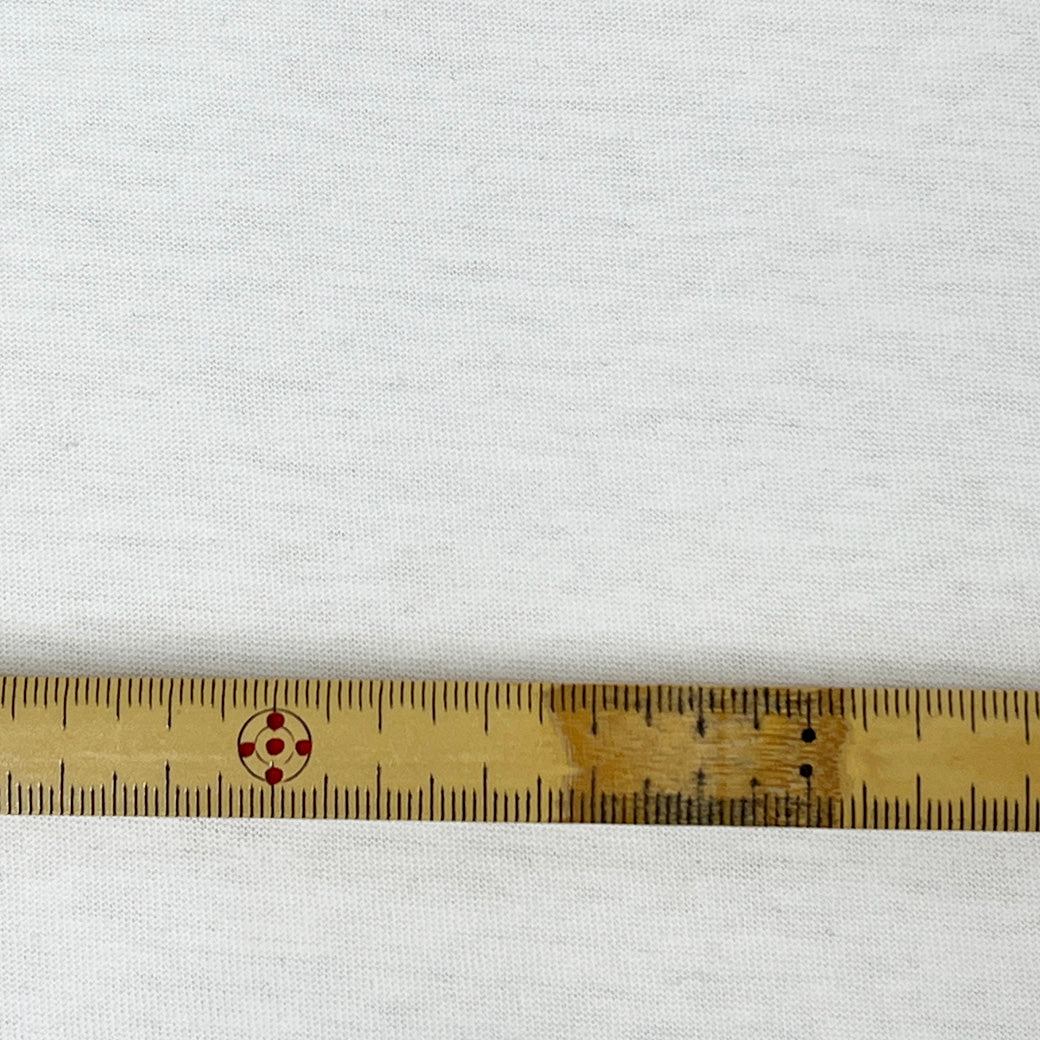 生地【 天竺ニット オフ白 】 140cm巾 幅広 綿100％ コットンニット生地 綿生地 綿素材