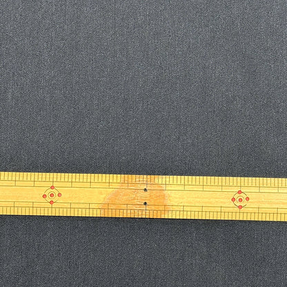 生地 【 7.7oz ポリデニム マットブラック 】 133cm巾 ポリエステルデニム デニム生地 デニム調生地