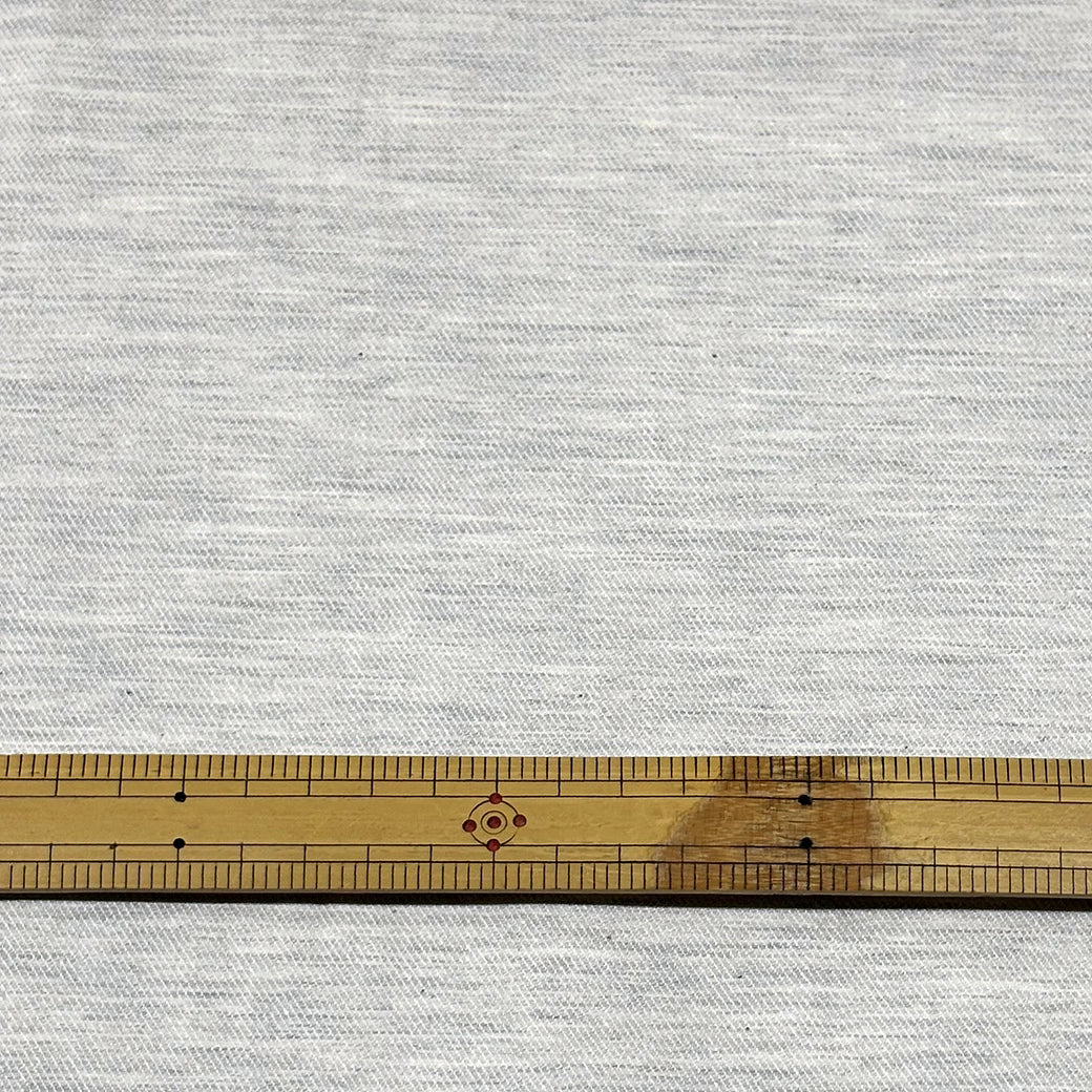 生地 【 ストレッチデニム スノーグレー 】 134cm巾 デニム生地 デニムファブリック ジーンズ生地 伸縮デニム