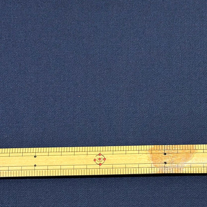 生地 【 ウールギャバ ネイビー 】 151cm巾 幅広 ウールギャバジン ウール混生地 綾織り生地