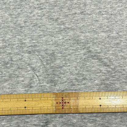 生地【 60/1裏毛ニット 杢グレー 】170cm巾 幅広 綿100％ コットン裏毛 コットンニット スウェット生地