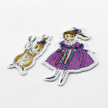 ワッペン【 くらはしれいワッペン 嗜み KRW-02 】 くらはしれい Kurahashi Rei アイロンワッペン シールワッペン 刺繍ワッペン 刺しゅうワッペン 両用 アイロン接着