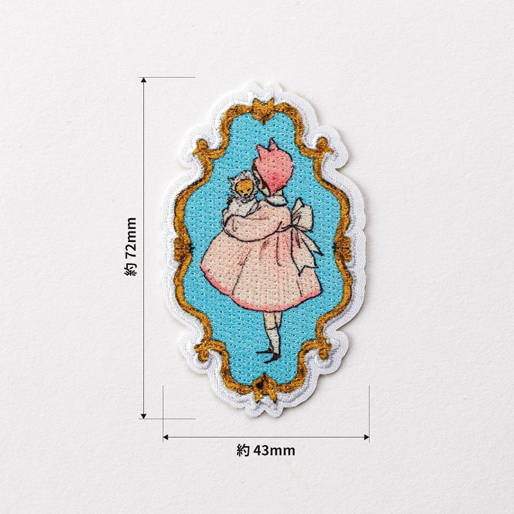 ワッペン【 くらはしれいワッペン 大事な子 KRW-04 】 くらはしれい Kurahashi Rei アイロンワッペン シールワッペン 刺繍ワッペン 刺しゅうワッペン 両用