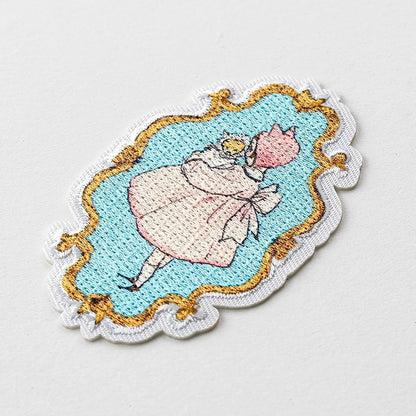 ワッペン【 くらはしれいワッペン 大事な子 KRW-04 】 くらはしれい Kurahashi Rei アイロンワッペン シールワッペン 刺繍ワッペン 刺しゅうワッペン 両用