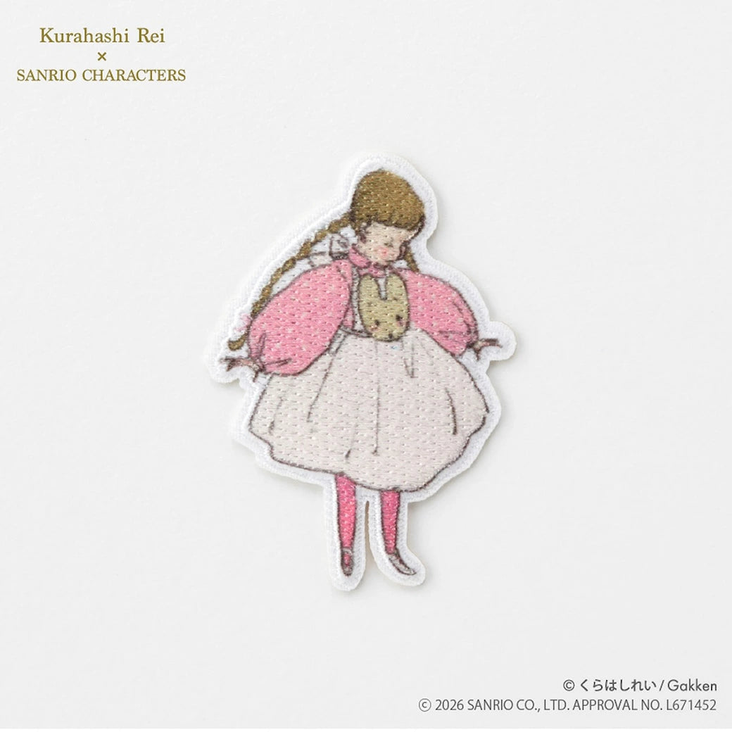 ワッペン【 くらはしれい×サンリオキャラクターズ ワッペン マロンクリーム KRSW-04 】 くらはしれい Kurahashi Rei アイロンワッペン シールワッペン 両用