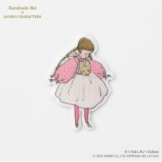ワッペン【 くらはしれい×サンリオキャラクターズ ワッペン マロンクリーム KRSW-04 】 くらはしれい Kurahashi Rei アイロンワッペン シールワッペン 両用
