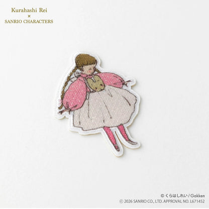 ワッペン【 くらはしれい×サンリオキャラクターズ ワッペン マロンクリーム KRSW-04 】 くらはしれい Kurahashi Rei アイロンワッペン シールワッペン 両用