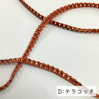 【★ラメブレードリボン 幅5mm】キラキララメリボン ホイルカラーリボン ハンドメイド資材 ピカピカ 手芸用テープ リボンブレード ゴージャス ブレード ハンドメイド 手芸用 パーツ 布雑貨 ラッピング 包装リボン ファブリッ