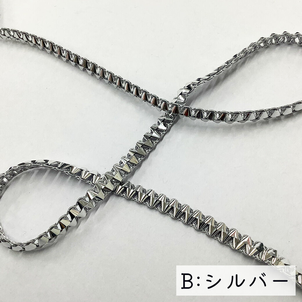 【★ラメブレードリボン 幅5mm】キラキララメリボン ホイルカラーリボン ハンドメイド資材 ピカピカ 手芸用テープ リボンブレード ゴージャス ブレード ハンドメイド 手芸用 パーツ 布雑貨 ラッピング 包装リボン ファブリッ
