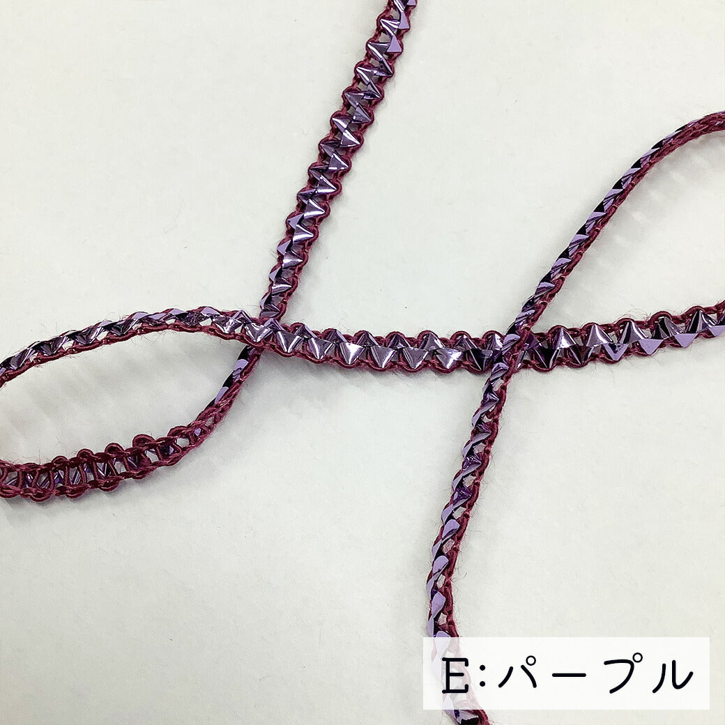 【★ラメブレードリボン 幅5mm】キラキララメリボン ホイルカラーリボン ハンドメイド資材 ピカピカ 手芸用テープ リボンブレード ゴージャス ブレード ハンドメイド 手芸用 パーツ 布雑貨 ラッピング 包装リボン ファブリッ