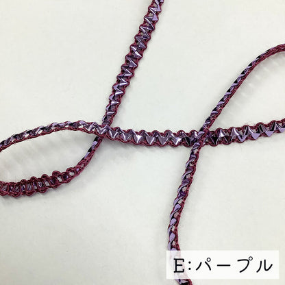 【★ラメブレードリボン 幅5mm】キラキララメリボン ホイルカラーリボン ハンドメイド資材 ピカピカ 手芸用テープ リボンブレード ゴージャス ブレード ハンドメイド 手芸用 パーツ 布雑貨 ラッピング 包装リボン ファブリッ