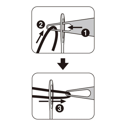 【 クロバー ニッティングスレダー 55-252 】 スレダー 毛糸用糸通し 刺繍糸 糸通し 毛糸通し