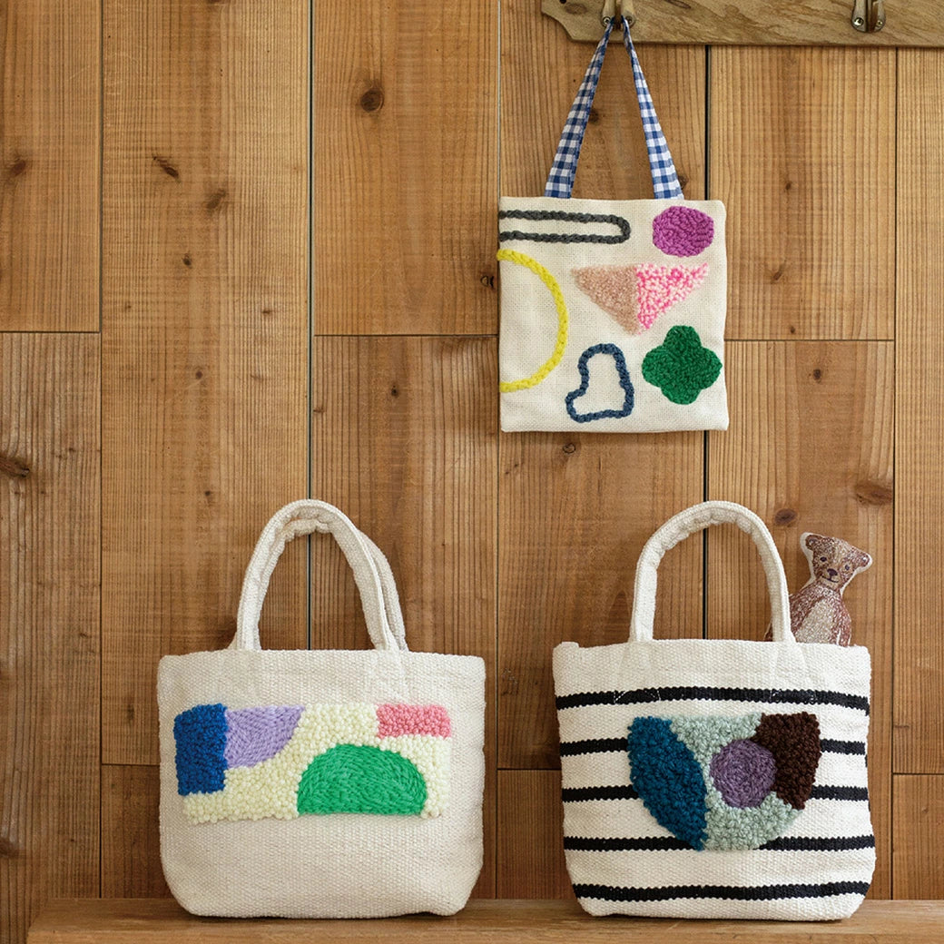 【 パンチニードルで作るおしゃれな雑貨たち 71-331 】 パンチニードル 手づくりミニブック 刺繍 刺しゅう ニードルパンチ 本 書籍 手芸本