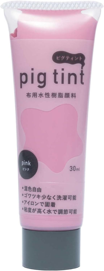 みやこ染 【 顔料 ピグティント pig tint 基本色10色 30ml 】 みやこ染め 桂屋 布用水性樹脂顔料 布用顔料 水性アクリル樹脂顔料 絵具 自由研究 混色 レース染め トートバッグ Tシャツ スクリーンプリント