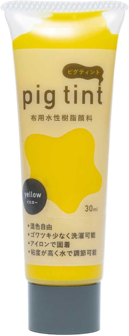 みやこ染 【 顔料 ピグティント pig tint 基本色10色 30ml 】 みやこ染め 桂屋 布用水性樹脂顔料 布用顔料 水性アクリル樹脂顔料 絵具 自由研究 混色 レース染め トートバッグ Tシャツ スクリーンプリント