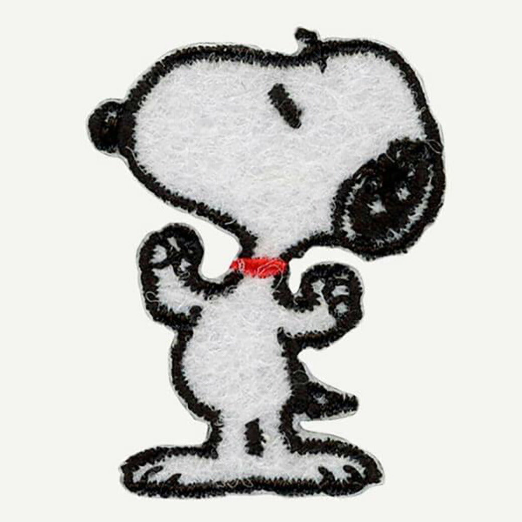 ワッペン【 ミササ シールワッペン スヌーピー マッスル 8606 】アイロンワッペン 接着 スヌーピー peanuts SNOOPY ピーナッツ 犬 ビーグル 手作り 入園 入学 アップリケ マスク ワンポイント ゼッケン