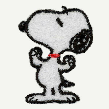 ワッペン【 ミササ シールワッペン スヌーピー マッスル 8606 】アイロンワッペン 接着 スヌーピー peanuts SNOOPY ピーナッツ 犬 ビーグル 手作り 入園 入学 アップリケ マスク ワンポイント ゼッケン