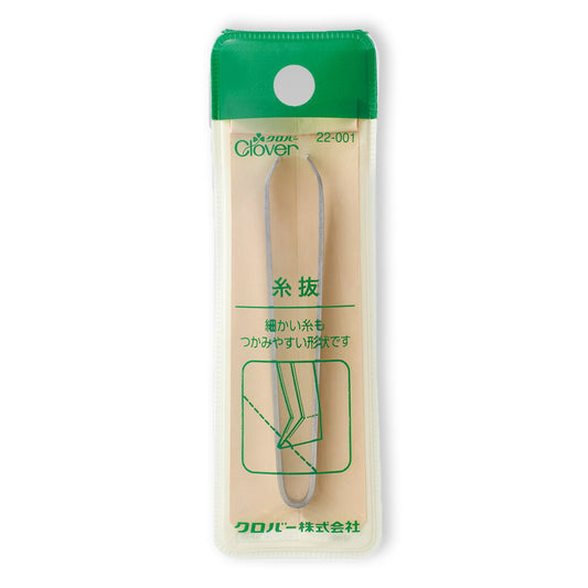 【 クロバー 糸抜 22-001 】裁縫道具 糸抜 糸抜き 糸貫 ピンセット 手縫い糸 ミシン糸 しつけ糸 しつけ 切り躾 刺繍糸 洋裁道具 和裁道具 clover ソーイング 手芸用品 クラフト Textile World