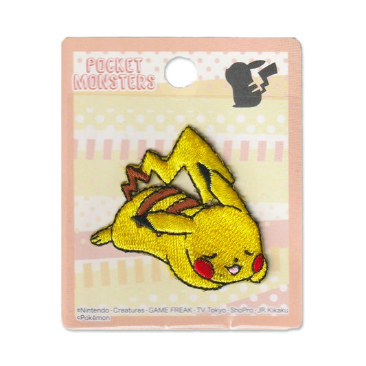 ワッペン【 ポケットモンスター ピカチュウ シール アイロン接着 】 アイロンワッペン ピカチュー ポケモン 接着 シールワッペン アイロン接着タイプ マスク ワンポイント 刺繍ワッペン 手芸用品 刺繍 手作り 入園 入学 新