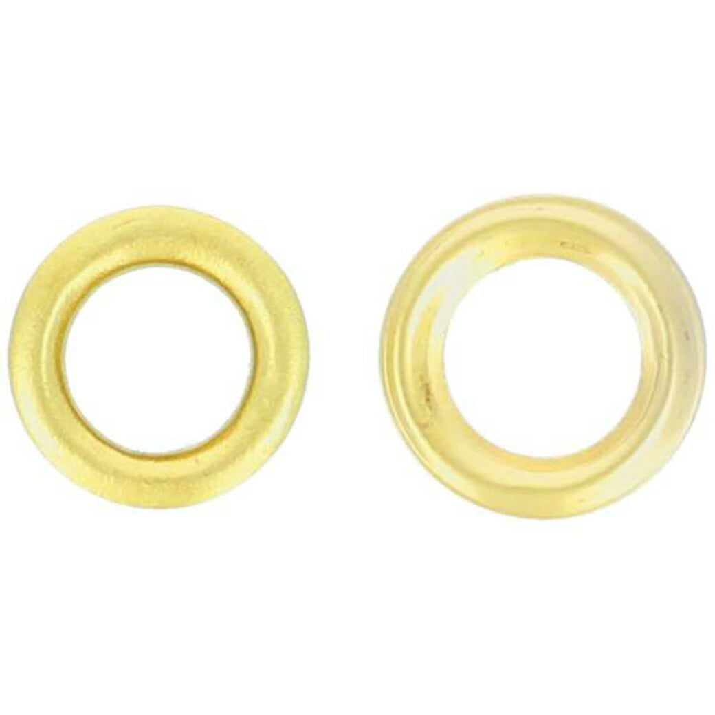 清原 【 サンコッコー 片面ハトメ #20 7mm ゴールド 12組入 SUN11-201 】真ちゅうハトメ 真鍮製  真ちゅう製 ハトメ 紐通し コード通し 強化 巾着バッグ ブレスレット スマホケース チョーカー バッグ