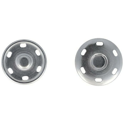 清原 【 サンコッコー ビッグスナップ25mm ニッケル 】スナップボタン ニッケル 真ちゅう製 錆びない 真鍮ボタン 真鍮 大きめ コート デニム ジャケット ジージャン gジャン デニムジャケット ジーンズ ポケット シル