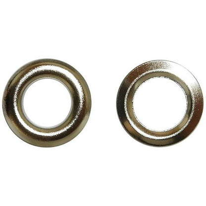 清原 【 サンコッコー 片面ハトメ #20 7mm ニッケル 12組入 SUN11-166 】真ちゅうハトメ 真鍮製  真ちゅう製 ハトメ 紐通し コード通し 強化 巾着バッグ ブレスレット スマホケース チョーカー バッグ