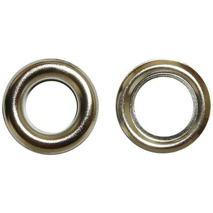 清原 【 サンコッコー 片面ハトメ #23 8mm ニッケル 10組入 SUN11-170 】真ちゅうハトメ 真鍮製  真ちゅう製 ハトメ 紐通し コード通し 強化 巾着バッグ ブレスレット スマホケース チョーカー バッグ